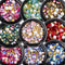 1 Jar Mix Shapes Glitter Diamond Pearls Metal Twisted Bar Beads Frosted Heart Nail Art Rhinestones Gems Decals Manicure DIY Tips