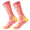 LETSBUY women socks combed cotton harajuku funny creative cartoon animal crew socks lady girls fruit dog bird chili men socks
