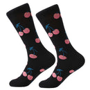 LETSBUY women socks combed cotton harajuku funny creative cartoon animal crew socks lady girls fruit dog bird chili men socks