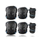 6pcs/set Skateboard Ice Roller Skating Protective Gear Elbow Pads Wrist Guard Cycling Riding Knee Protector for Kids Men Women