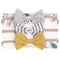 3pcs/lot Cute Bow Baby Headband for Girl Nylon Head Bands Turban Newborn Headbands Hairbands for Kids Baby Hair Accessories