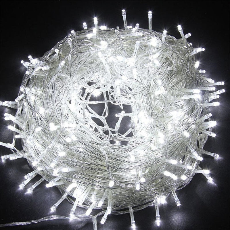 SICCSAEE Outdoor christmas led string lights 100M 20M 10M 5M Luces Decoracion fairy light holiday lights lighting tree garland