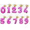 2pcs 32inch Digit Foil Balloons Number Air Balloon happy  Birthday Party Decorations Kids toy ball Ans Decoracao Coroa