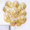 Gold Foil Confetti Transparent Balloons