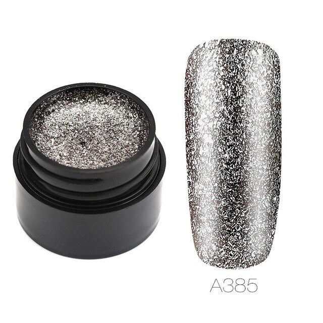 ROSALIND 5ml Shiny Rainbow Gel Nail Polish Bright For Glitter Painting Nail Art Design Poly UV Top Base Primer For Manicure