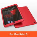 Case For iPad Air 1 2 3 mini 4 5 For iPad Pro 10.5 Silicone 360 Full Body Cover + Free Glass For iPad 2017 2018 9.7 5th 6th Case