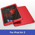 Case For iPad Air 1 2 3 mini 4 5 For iPad Pro 10.5 Silicone 360 Full Body Cover + Free Glass For iPad 2017 2018 9.7 5th 6th Case