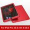 Case For iPad Air 1 2 3 mini 4 5 For iPad Pro 10.5 Silicone 360 Full Body Cover + Free Glass For iPad 2017 2018 9.7 5th 6th Case