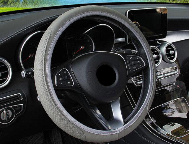 Steering Wheel Cover Braid On The Steering Wheel Cover Cubre Volante Auto Car Wheel Cover Car Accessories