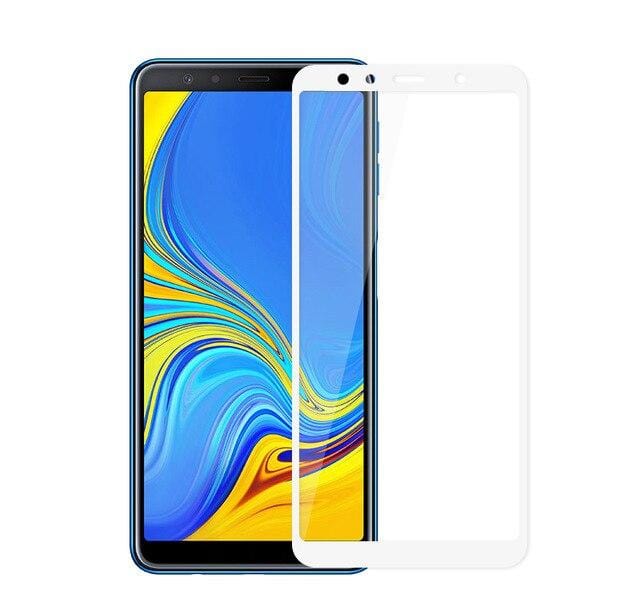 2 Pack Full Cover Tempered Glass Screen Protector for Samsung Galaxy A7 2018 A750 SM-A750F