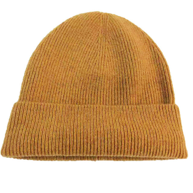 VISROVER  9 colorways new Autumn winter solid color real cashmere beanies for woman cashmere unisex Warm knitted hat wholesales