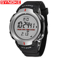 SYNOKE Kol Saati Watches Men 30M Waterproof Electronic LED Digital Outdoor Mens Sports Wrist Watches Stopwatch Relojes Hombre