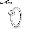 Octbyna Hot Sale Crown Finger Rings For Women Girls Sparkling Zircon Brand Rings Wedding Engagement Jewelry Gift Dropshipping