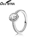 Octbyna Hot Sale Crown Finger Rings For Women Girls Sparkling Zircon Brand Rings Wedding Engagement Jewelry Gift Dropshipping