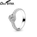 Octbyna Hot Sale Crown Finger Rings For Women Girls Sparkling Zircon Brand Rings Wedding Engagement Jewelry Gift Dropshipping