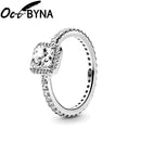 Octbyna Hot Sale Crown Finger Rings For Women Girls Sparkling Zircon Brand Rings Wedding Engagement Jewelry Gift Dropshipping