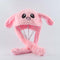 Rabbit Hat Moving Ears Cute Cartoon Toy Hat Kawaii Funny Hat Birthday Gift Bunny Plush Cap Winter Hat For Kids Adult Girlfriend