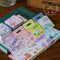50pcs/pack Cute Flower Unicorn Posters Mini Paper Sticker Decoration Diary Scrapbooking Label Sticker Stationery