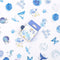 50pcs/pack Cute Flower Unicorn Posters Mini Paper Sticker Decoration Diary Scrapbooking Label Sticker Stationery