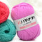 Milk Sweet Soft Cotton Baby Knitting Wool Yarn Thick Yarn Fiber Velvet Yarn Hand Knitting Wool Crochet Yarn for DIY Sweater