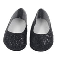 New Fashion Baby Sequins Doll Shoes 7cm Manual Shoes Lovely 43cm Dolls Baby New Born and 18 inches American Doll Free Shipping