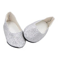 New Fashion Baby Sequins Doll Shoes 7cm Manual Shoes Lovely 43cm Dolls Baby New Born and 18 inches American Doll Free Shipping