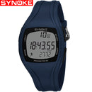 SYNOKE Mens Digital Watches Pedometer Calorie Fitness Sport Watch Men Waterproof Silicone Led Watch Wristwatches Mens Fashion