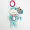 Baby Rattles Stroller Hanging Soft Toy mobile Bed Cute Animal Doll Elephant Rabbit Dog Baby Crib Hanging Bell Toys for 0-12month