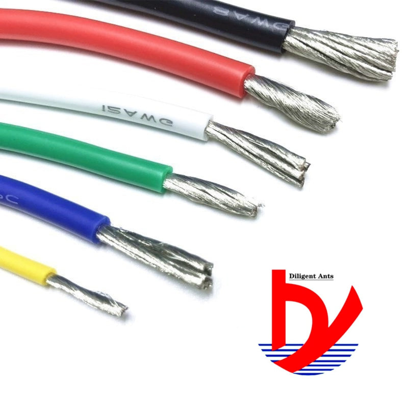 Heat-resistant cable wire Soft silicone wire 12AWG 14AWG 16AWG 18AWG 20AWG 22AWG 24AWG 26AWG 28AWG 30AWG heat-resistant silicone