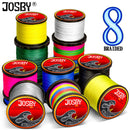 JOSBY Pesca Fly Fishing Line 8 Strand PE Carp Braided Wire Peche Sea Spinning Multifilamento Cord 12~120LB 1000M 500M 300M 150M