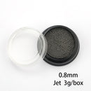 3g Nail Art Mini Stainless Steel Metal Bead Grey Rose Gold Small Micro Caviar Nails Beads 3D Decorations