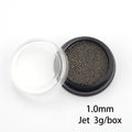 3g Nail Art Mini Stainless Steel Metal Bead Grey Rose Gold Small Micro Caviar Nails Beads 3D Decorations