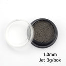 3g Nail Art Mini Stainless Steel Metal Bead Grey Rose Gold Small Micro Caviar Nails Beads 3D Decorations