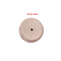 Multi-Size Wood Slicker Leather Solid Wood Round Burnishing Edge for Polished Edge Leather Craft Working Tool