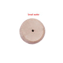 Multi-Size Wood Slicker Leather Solid Wood Round Burnishing Edge for Polished Edge Leather Craft Working Tool