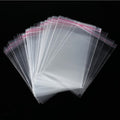 100pcs Multiple Size Clear Self-adhesive Cello Cellophane Bag Self Sealing Small Plastic Bags For Candy Packing Resealable Bag55