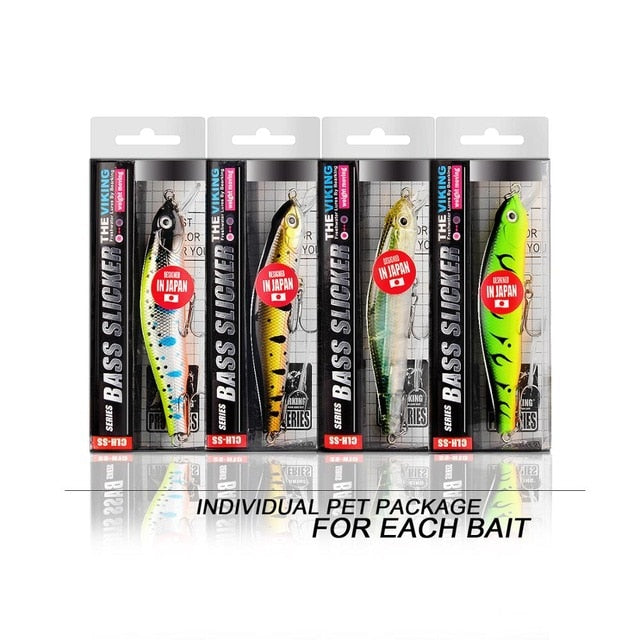 BEARKING Best price 4pcs each set assorted colors, minnow crank  magnet system hot model crank bait