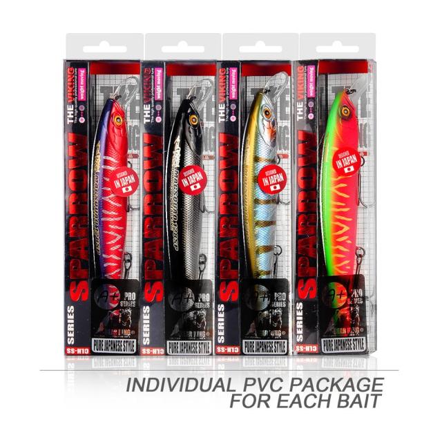 BEARKING Best price 4pcs each set assorted colors, minnow crank  magnet system hot model crank bait