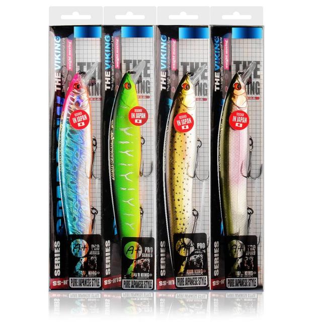 BEARKING Best price 4pcs each set assorted colors, minnow crank  magnet system hot model crank bait