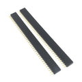 10pcs 40 Pin 1x40 Single Row Male And Female 2.54 Breakable Pin Header Connector Strip For Arduino Black