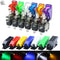 Auto Car Boat Truck Illuminated Led Toggle Switch With Safety Aircraft Flip Up Cover Guard Red Blue Green Yellow White 12V20A