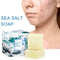 100g Goat Milk Sea Salt Soap Removal Pimple Pores Acne Treatment Moisturizing Cleaner Handmade Face Care For Travel Wash Basis