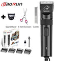 Baorun S1 High Power Dog Hair Cutter Professional Electric Pet Cat Clipper Grooming Trimmer Pets Haircut Shaver Mower For Animal