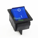 Latching Rocker Switch Power Switch I/O 4 Pins with Light 16A 250VAC 20A 125VAC KCD4