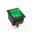 Latching Rocker Switch Power Switch I/O 4 Pins with Light 16A 250VAC 20A 125VAC KCD4
