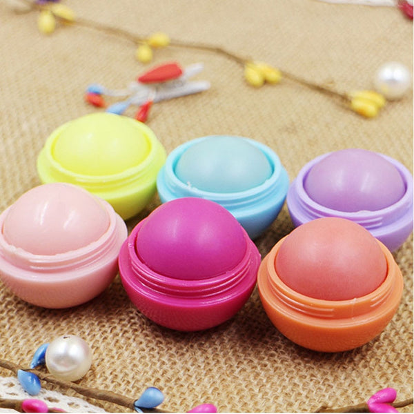 6 Colors Fruit Ball Lip Balm Jelly Hydrating Winter Moisturizing Nutritious Peel Off Lips Dead Skin Makeup Lipgloss Base TSLM2