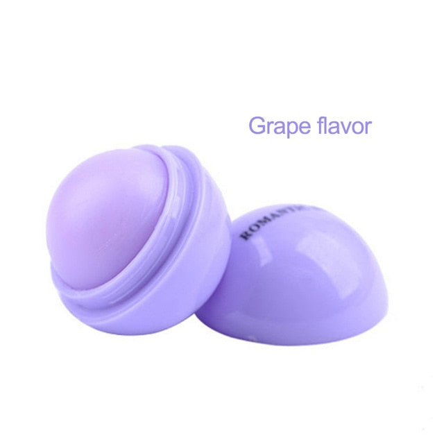 6 Colors Fruit Ball Lip Balm Jelly Hydrating Winter Moisturizing Nutritious Peel Off Lips Dead Skin Makeup Lipgloss Base TSLM2