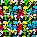 New Design Fashion Hip Hop 100% Cotton Skull Bandana Square Scarf Black Paisley Bicycle Headband For Women/Men/Boys/Girls