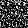 New Design Fashion Hip Hop 100% Cotton Skull Bandana Square Scarf Black Paisley Bicycle Headband For Women/Men/Boys/Girls
