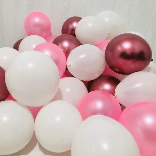 Pink / Red Latex Balloon
